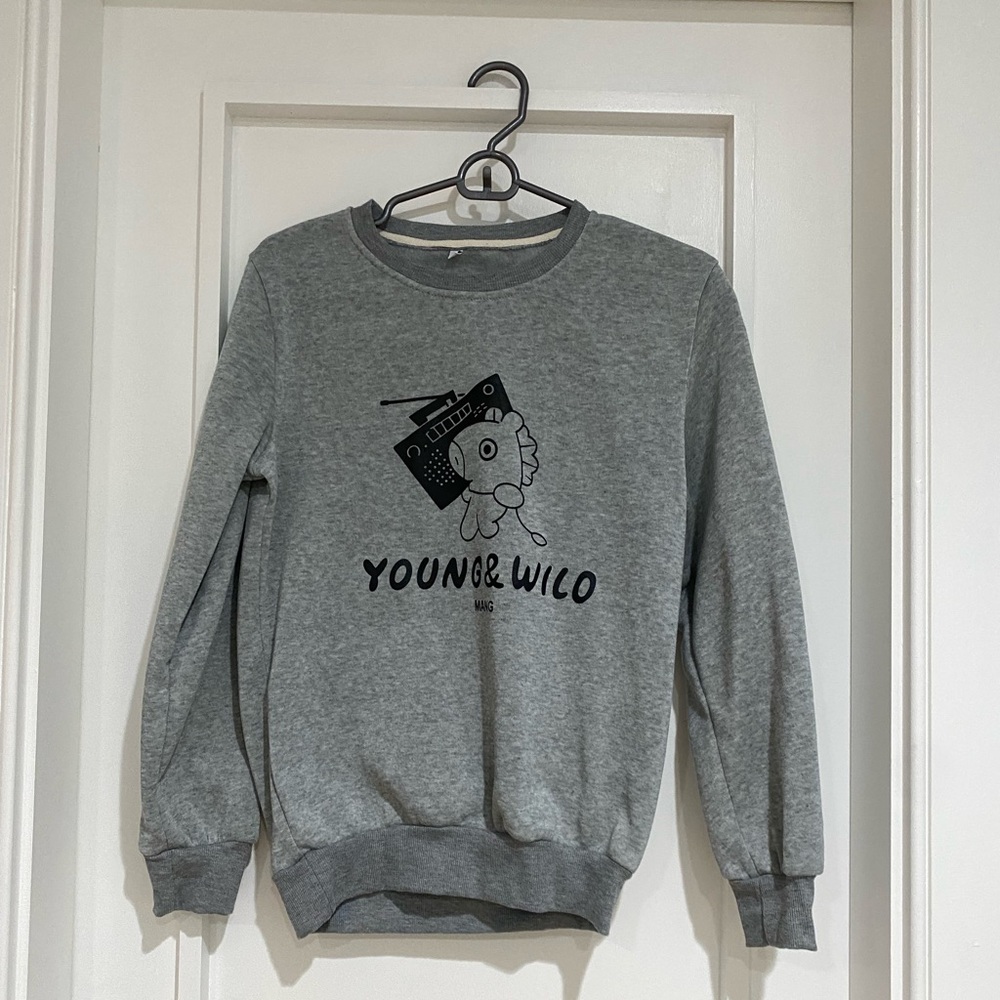 BTS Mang grey hoodie
